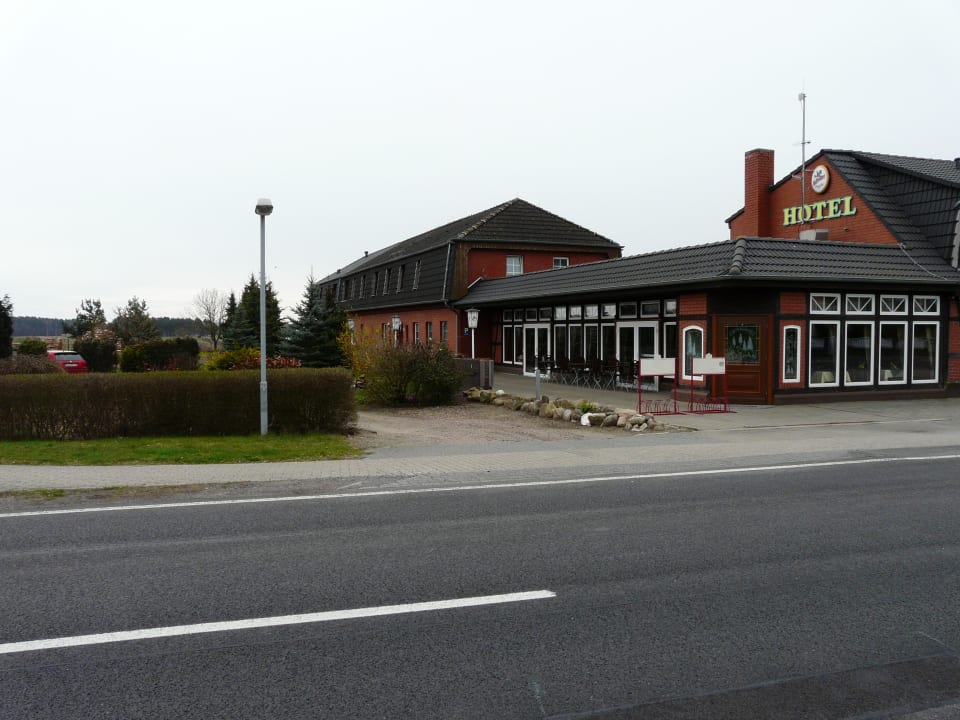 Von Arendsee kommend Wolfshotel am Arendsee