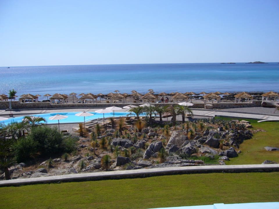 Blick vom oberen Waterfront-Zimmer  Aquagrand Artistic Luxury Beach Resort - Adults only