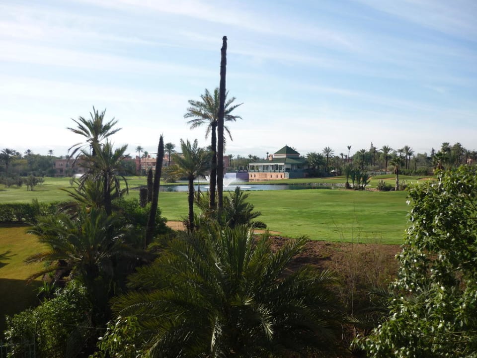Blick über den Golfplatz Palmeraie Palace