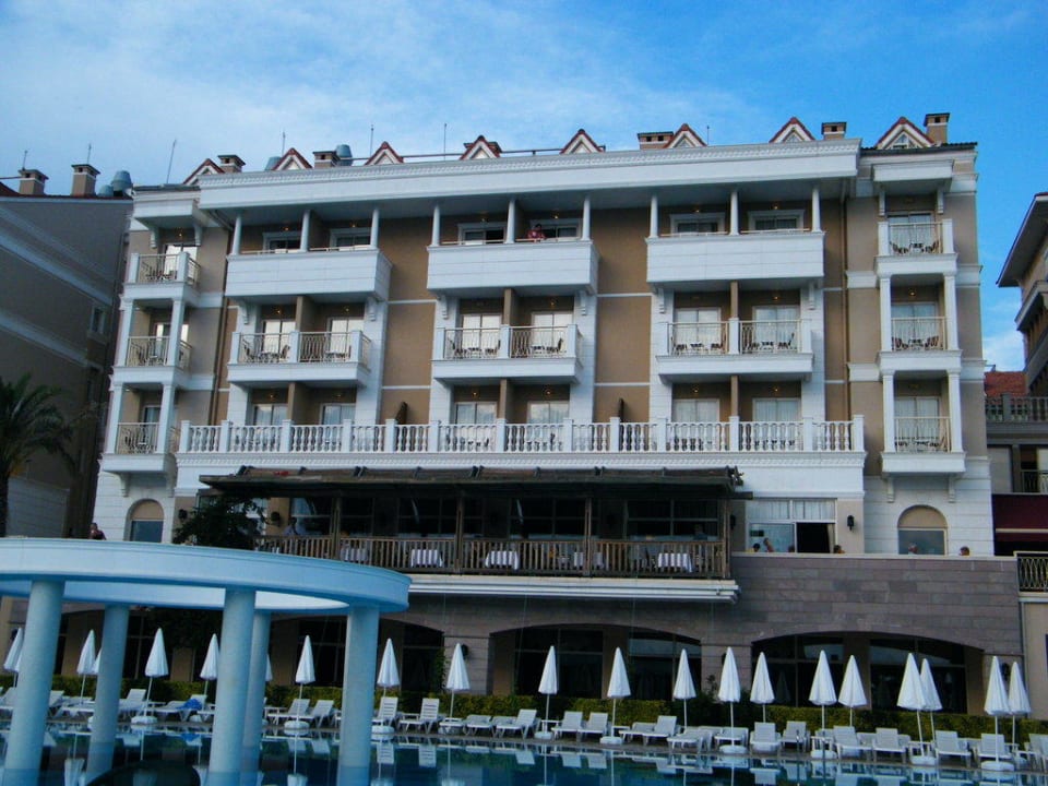 Ansicht vom Pool aus Trendy Aspendos Beach Hotel