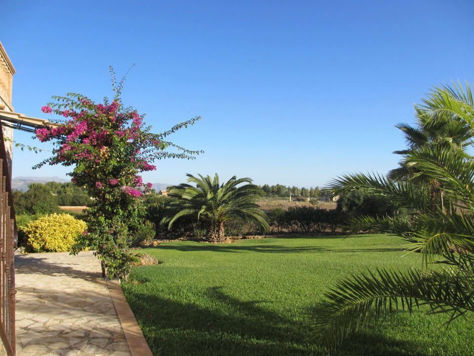 Blick in den Garten Finca Casa Panoramica