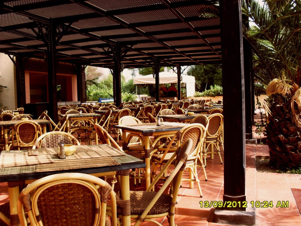 Strandterrasse mit Strandblick Hotel Paradis Palace