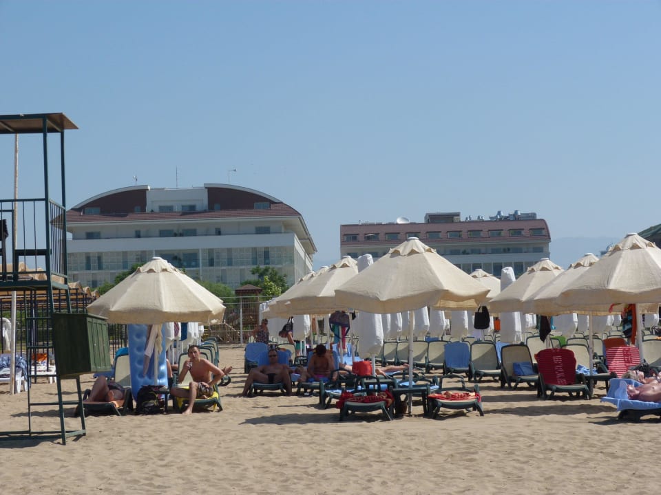Strand und Hotel im Hintergrund Sentido Trendy Verbena Beach