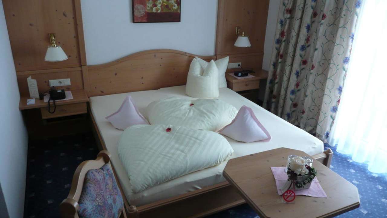 Zimmer bei der Ankunft Hotel Garni Belavita