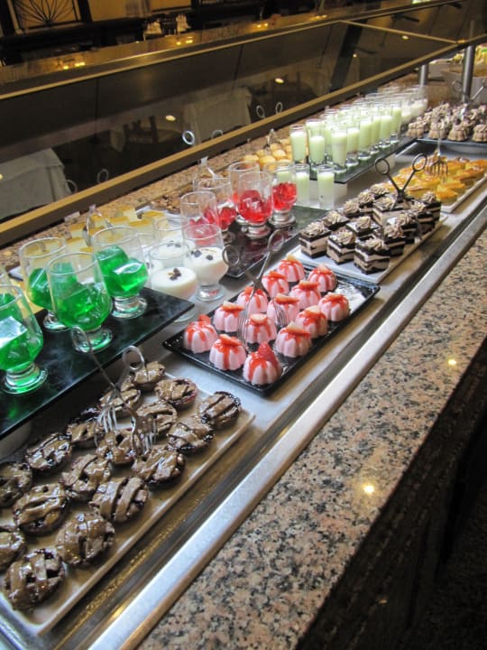 Nachtischauswahl Hotel Riu Tequila