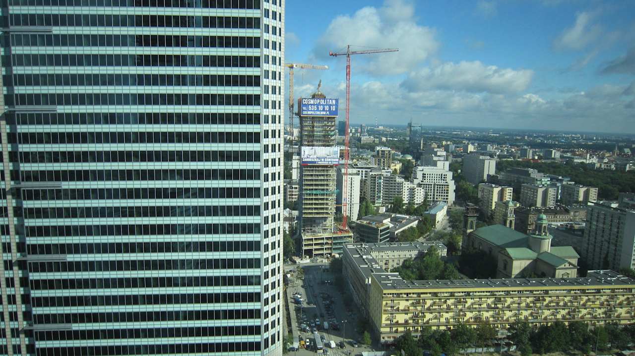Ausblick 27. Stock InterContinental Warszawa
