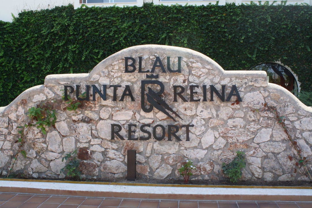 Das Schild blau punta reina