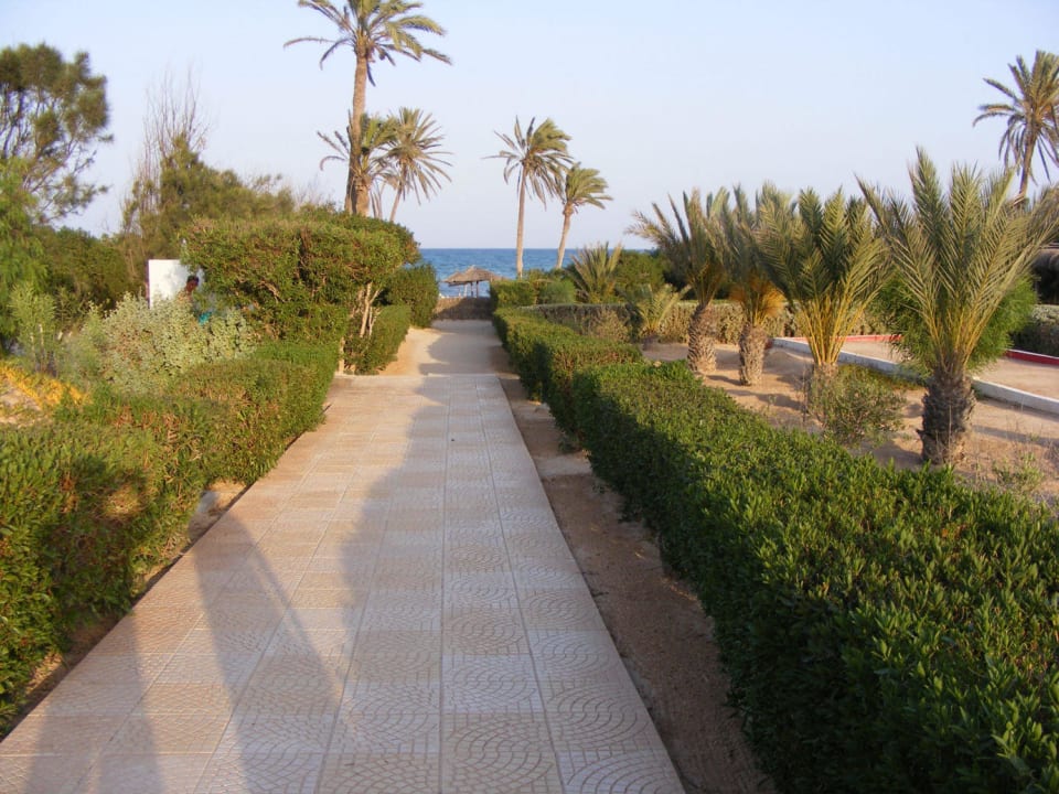 Weg zum Strand Djerba Castille