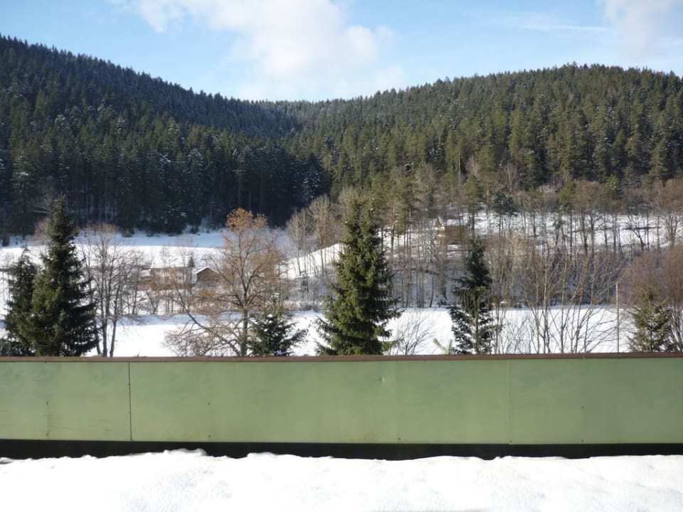 Ausblick vom Balkon Enztalhotel