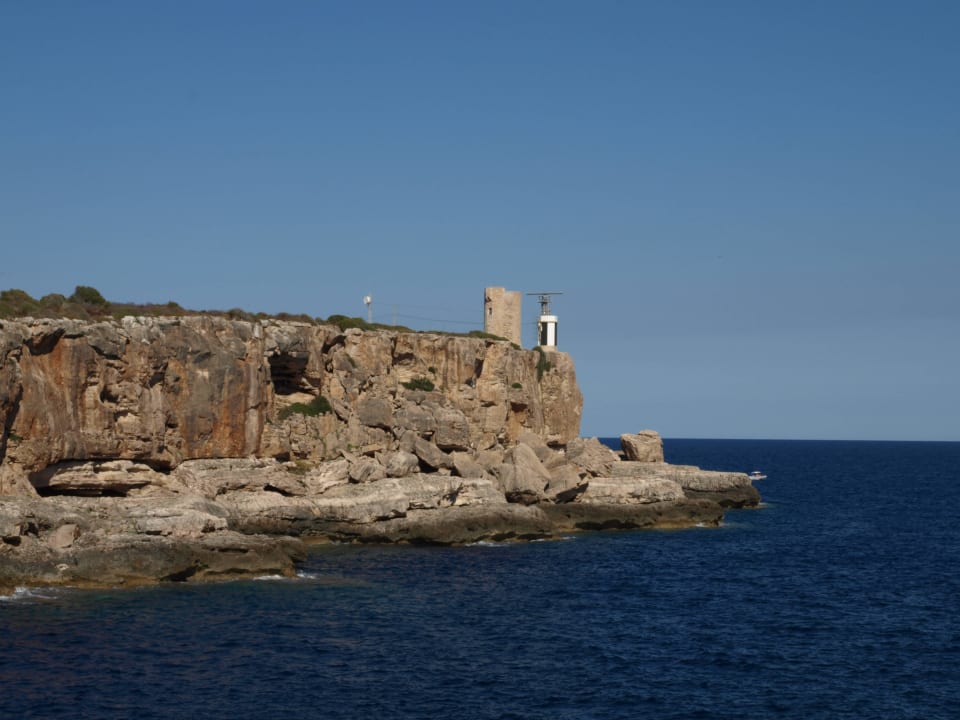 Blick von der Hotelterrasse Villa Sirena
