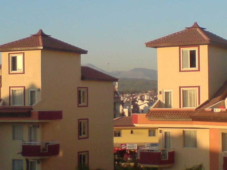 Blick vom Balkon Hotel Orfeus Park