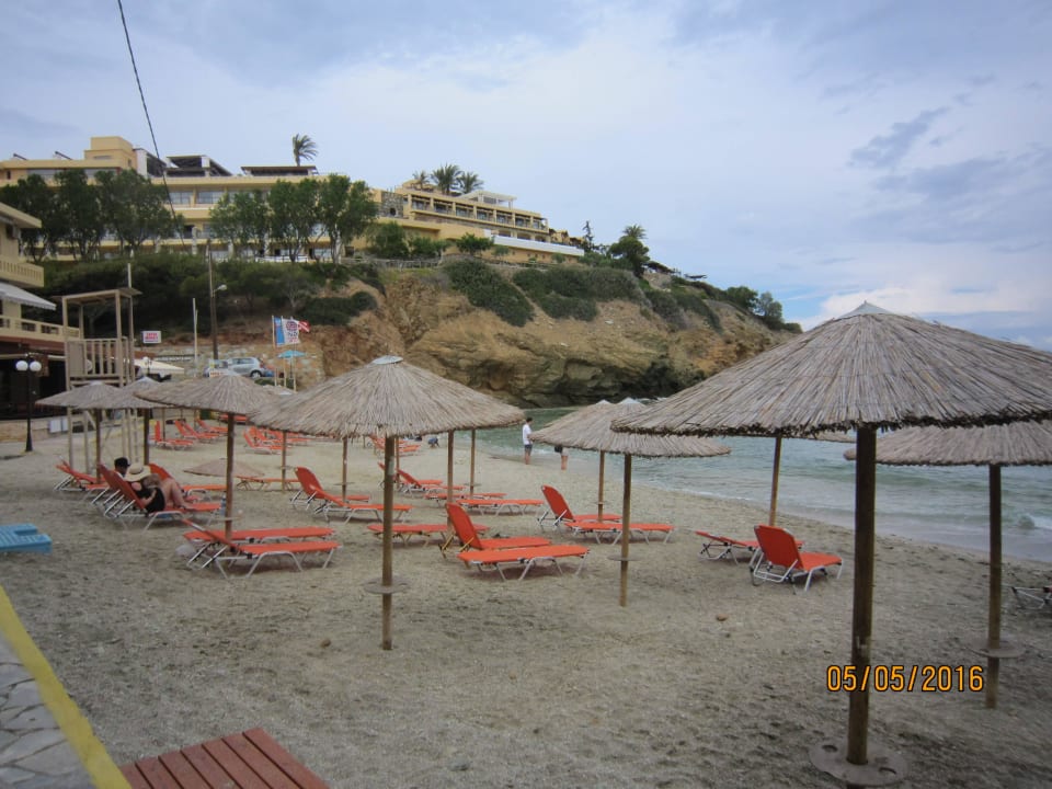Blick auf das Hotel vom Strand aus Seaside A Lifestyle Resort