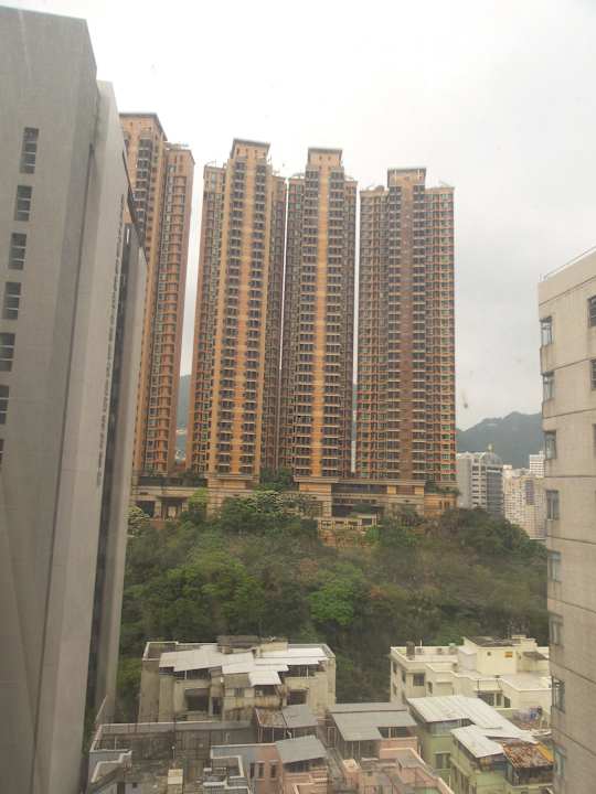 Ausblick aus dem 14. Stock  Mini Hotel Causeway Bay