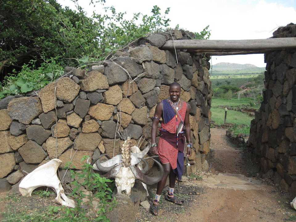 Unser "Sicherheitsmann" Rhino Valley Lodge