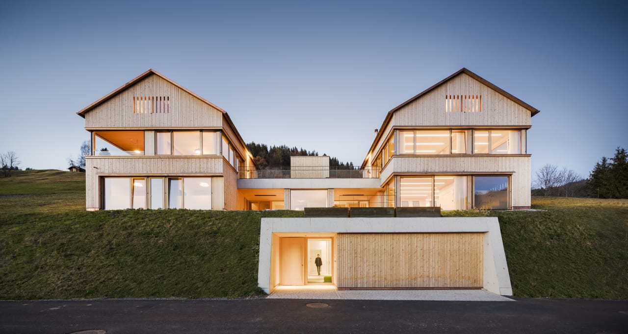Außenansicht Ferienhaus Bergfrieden