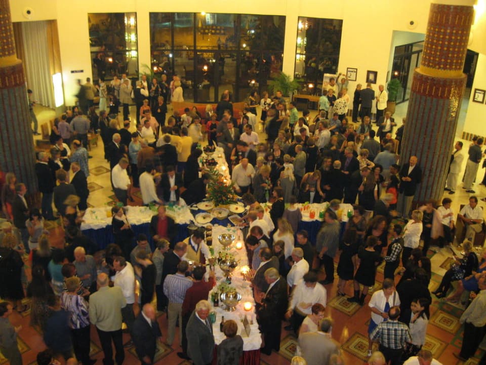 Silvesterempfang vor dem Abendessen Iberostar Waves Founty Beach