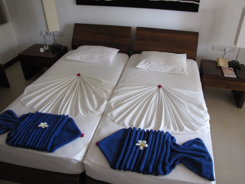 Gestaltung des Bettes Goldi Sands Hotel