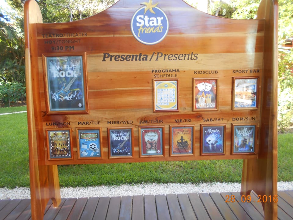 Wochenplan der Abendshows Iberostar Waves Tucan