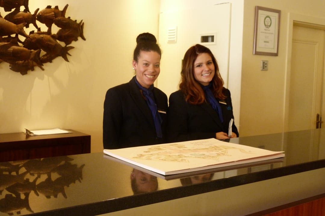 Eine richtig freundliche Rezeption PortoBay Falésia