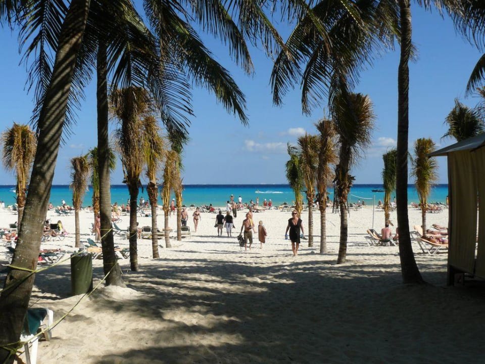 Hotelstrand März 2010 Hotel Riu Tequila