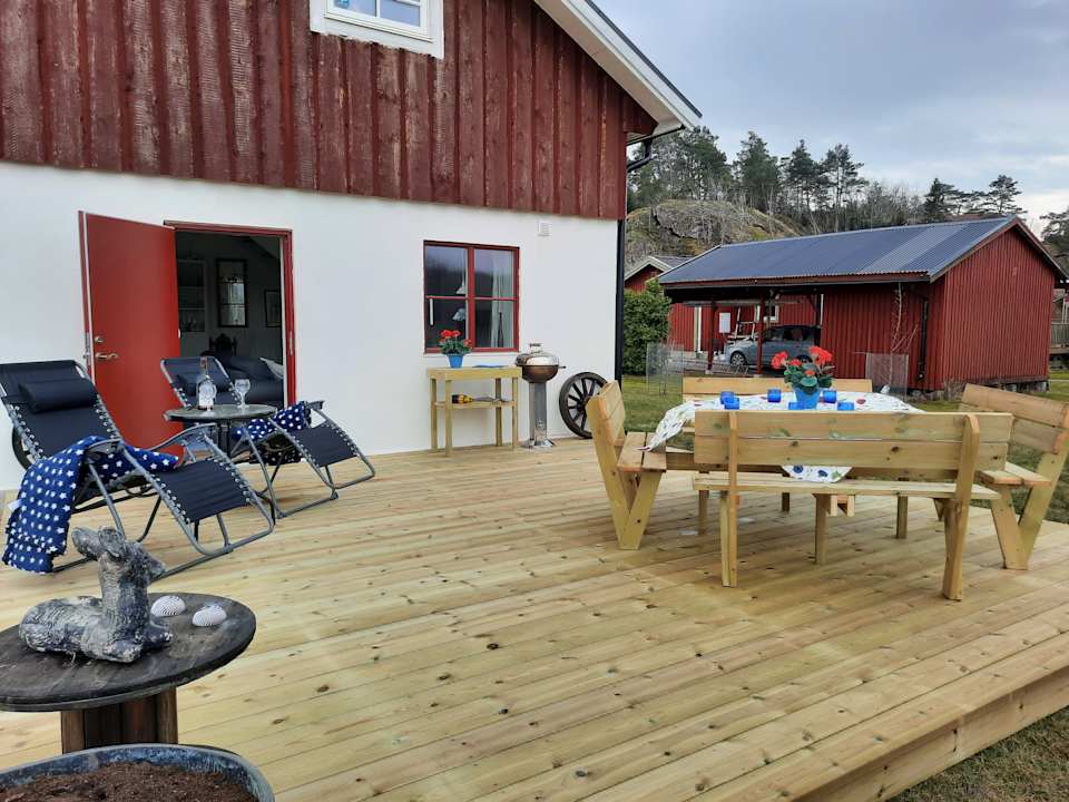 Außenansicht Gårdslägenhet vid Göta Älv/Båstorp