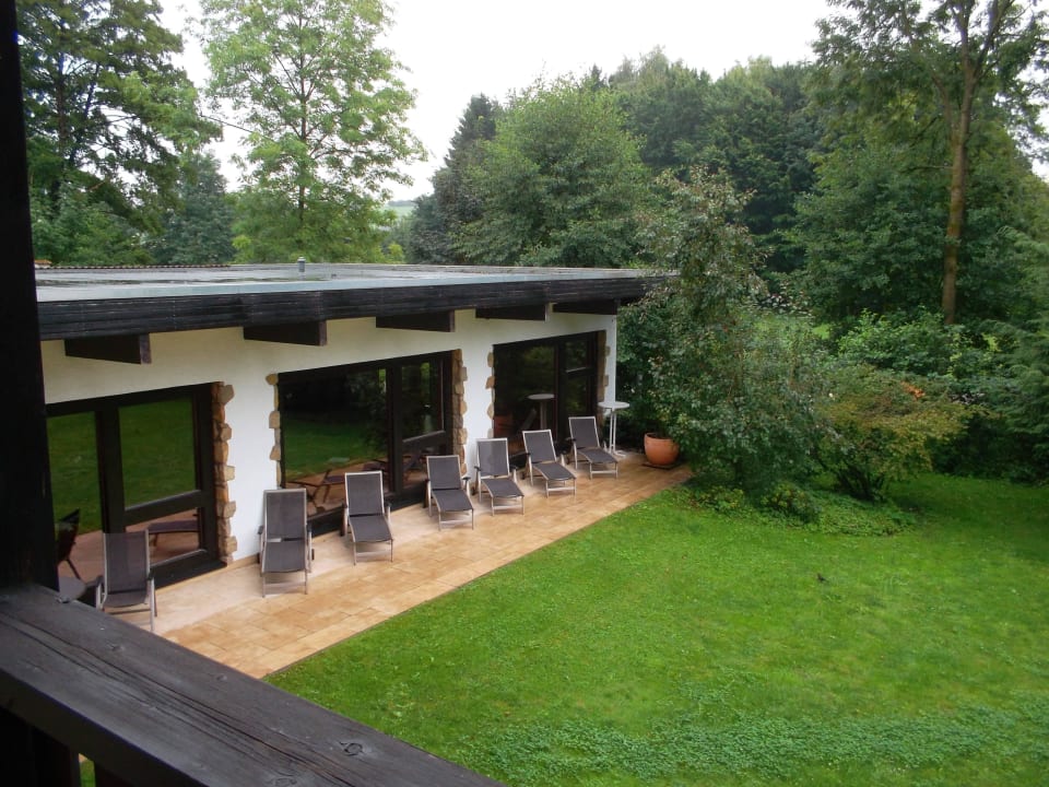 Blick Richtung Hallenbad Landhotel Der Schwallenhof