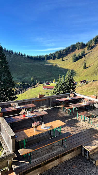 Ausblick Berggasthof Obere Firstalm