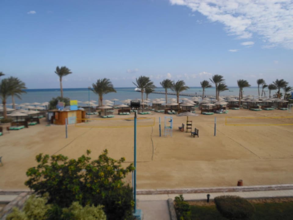 Blick zum Strand Golden Beach Resort