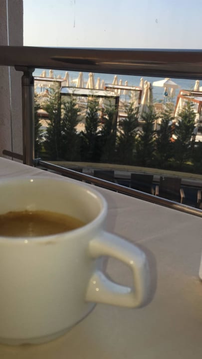 Aussicht von  Restaurantterrassr Hotel Zornitza Sands