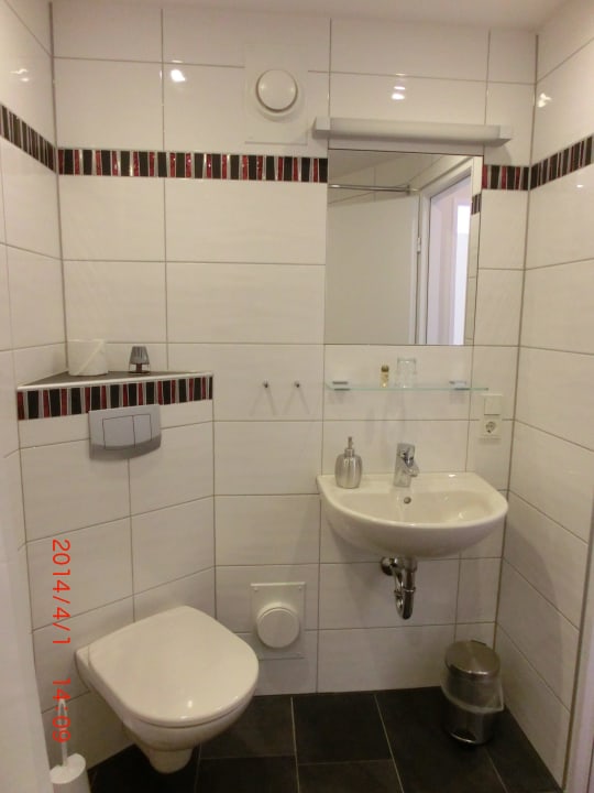 Das war das neue Badezimmer Central Hotel Garni