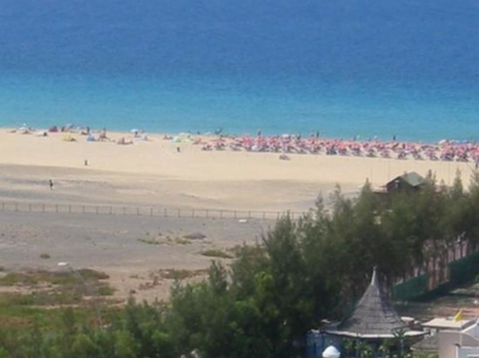 Blick vom Balkon in Richtung Strand Servatur Alameda de Jandía