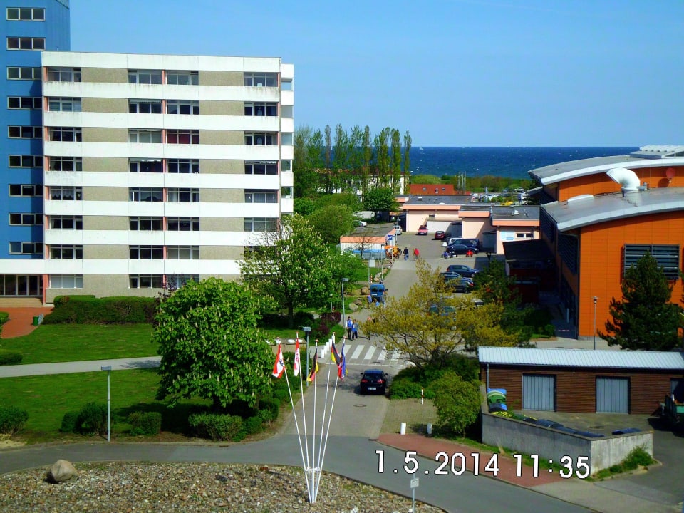 Blick vom Balkon Heiligenhafen Ferienpark