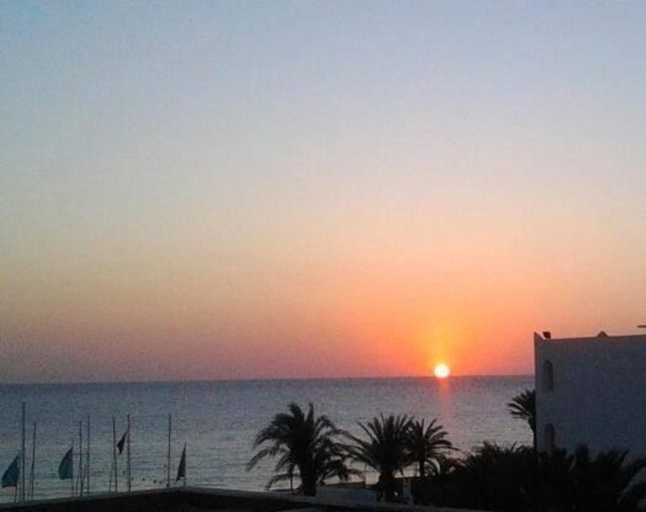 Sonnenaufgang um ca. 5:20 h. Calimera Yati Beach