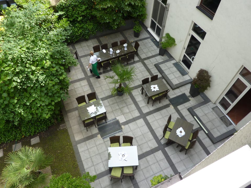 Hinterhof Balance Hotel Leipzig Alte Messe