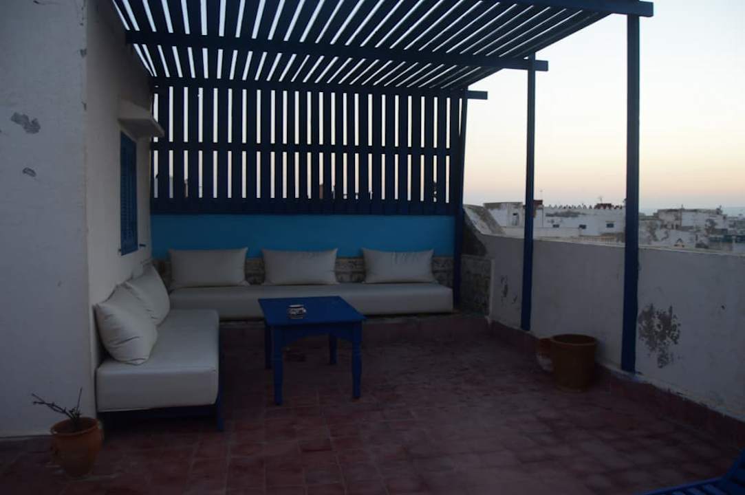 Taras na dachu Riad Sidi Magdoul