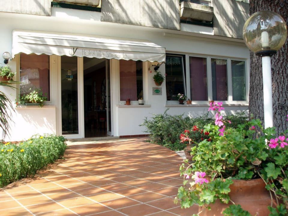 Hoteleingang Villa Smeralda