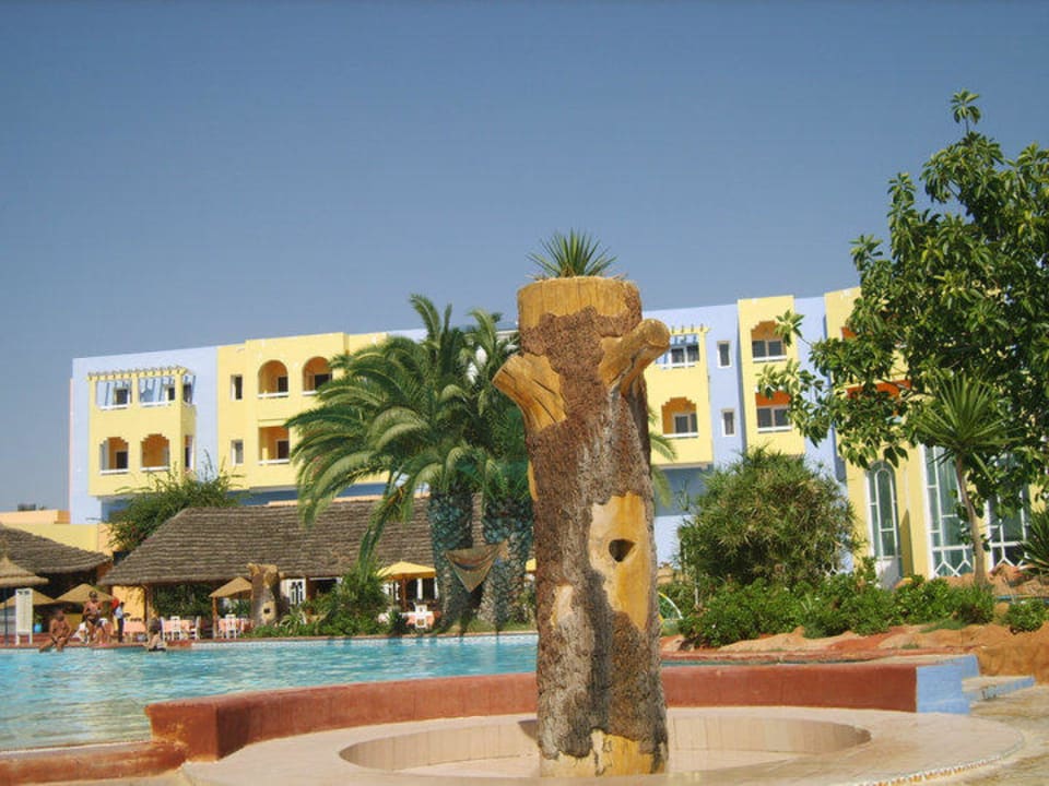 Vue hotel coté piscine Caribbean World Hammamet Garden