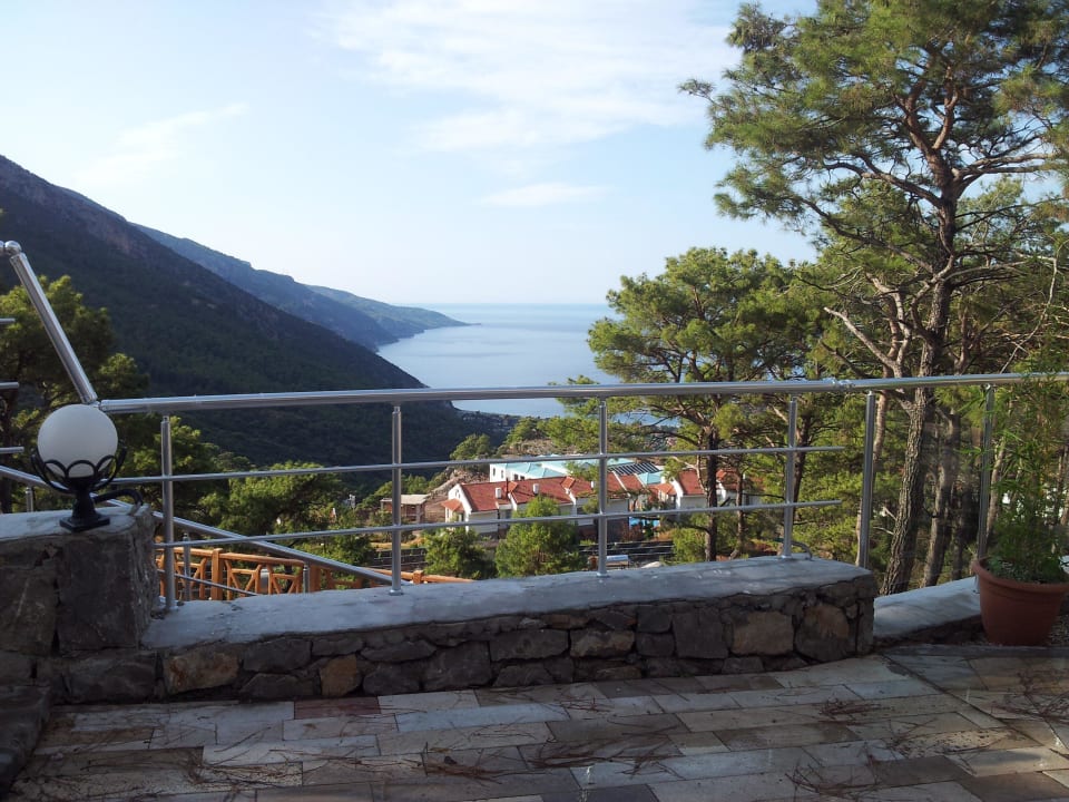 Vom Zimmer aus gesehen - unten der Pool  Nicholas Park Hotel