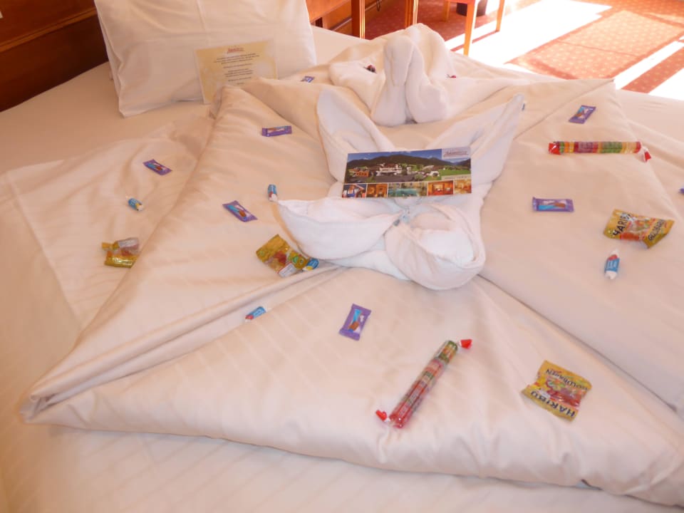 Deko mit Süssigkeiten BergSpa & Hotel Zamangspitze