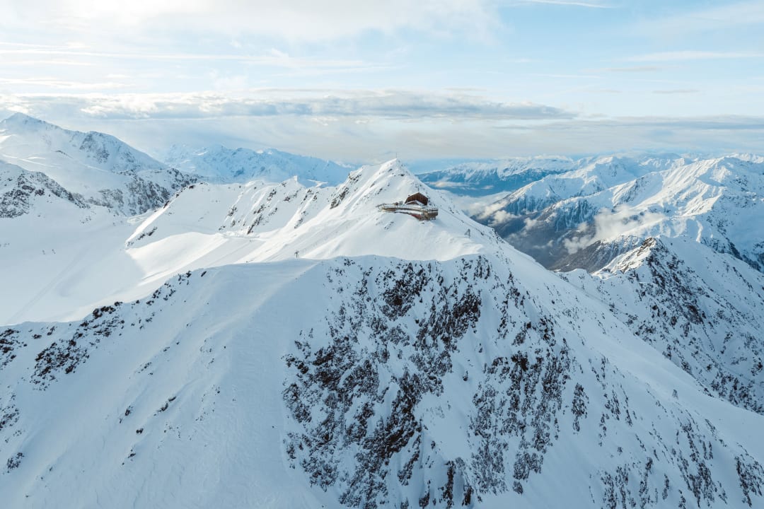 Ausblick Glacier Hotel Grawand