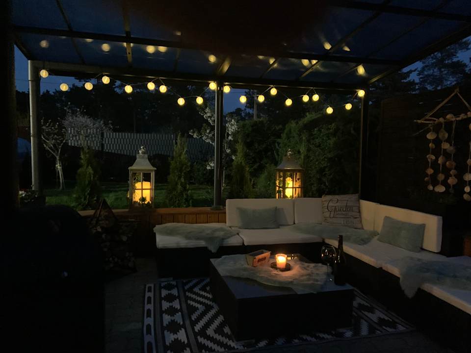 Gartenanlage Wellness Ferienhaus Bergheide