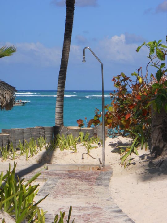 Duschen am Strand Grand Palladium Select Bávaro Resort & Spa