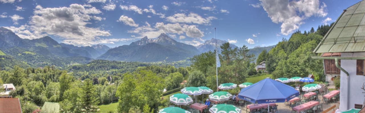 Panorama Terrasse Berggasthof Oberkälberstein