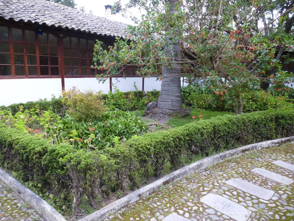 Gartenanlage vor den Zimmern Hacienda La Cienega