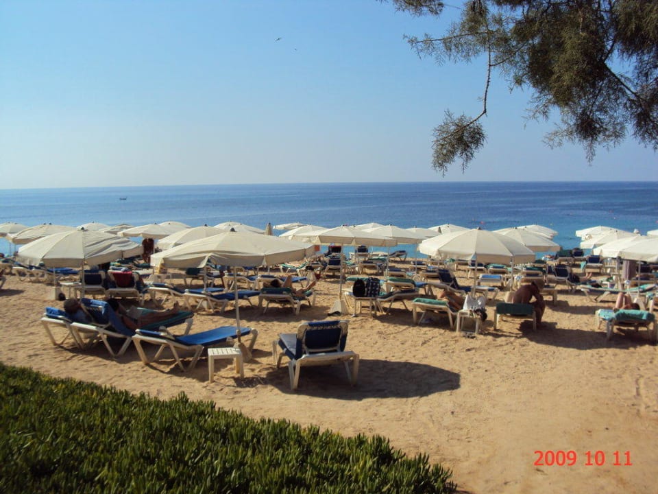 Erhöhte Liegefläche Hotel Grecian Sands