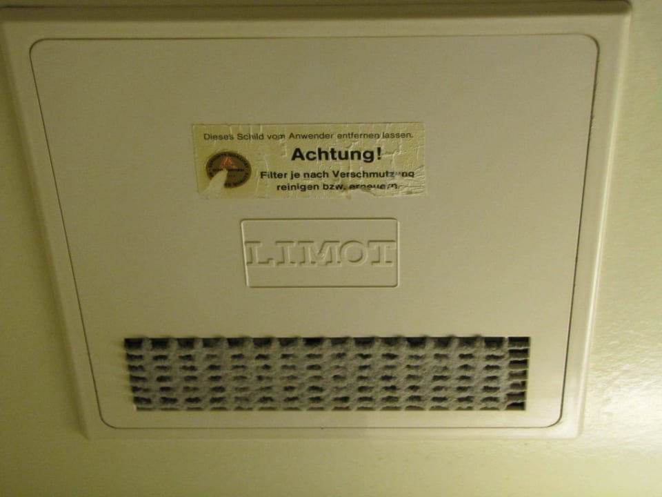 Filter in der Dusche Best Western Hotel Augusta