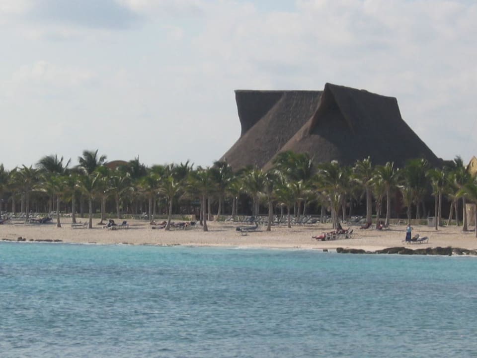 Blick Strandlokal Barceló Maya Tropical