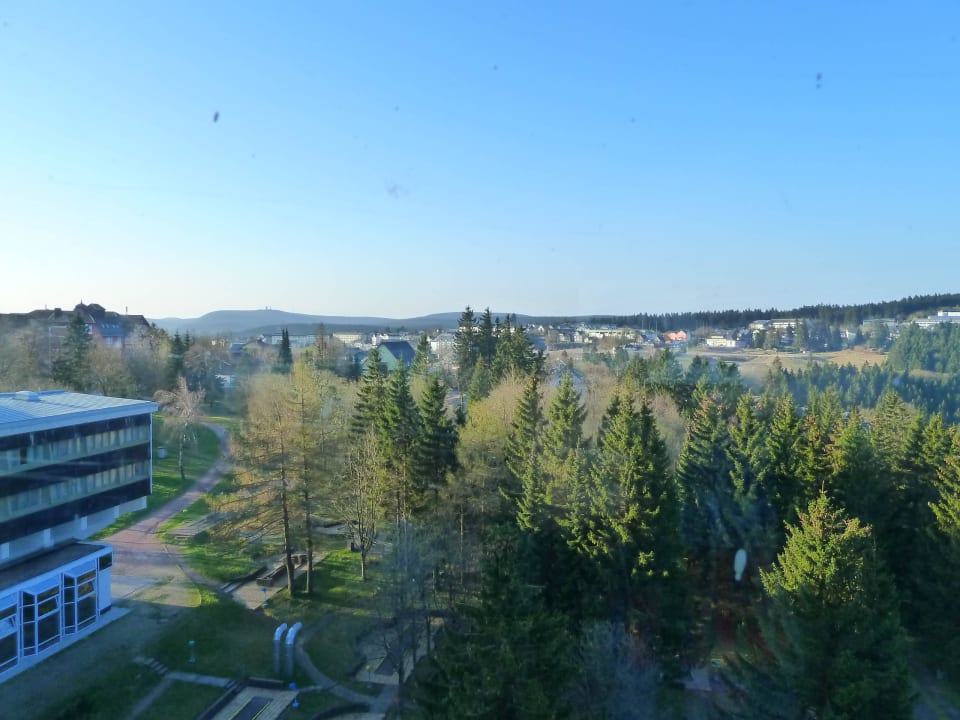 Blick vom Flur in den Thüringer Wald AHORN Panorama Hotel Oberhof