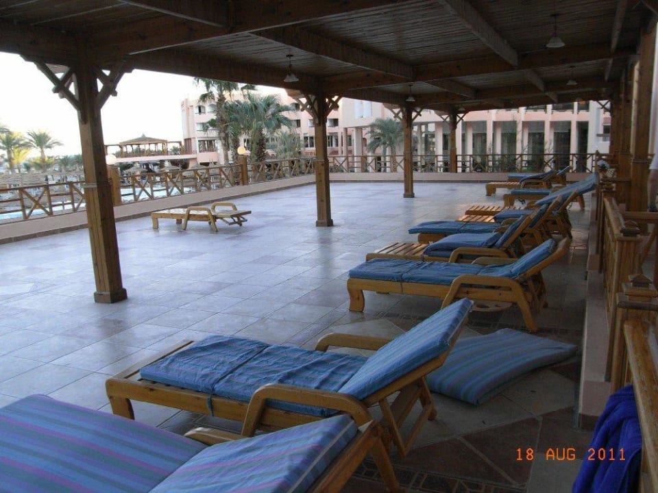 Balkon/ Terrasse von Zimmer 2029 Beach Albatros Resort