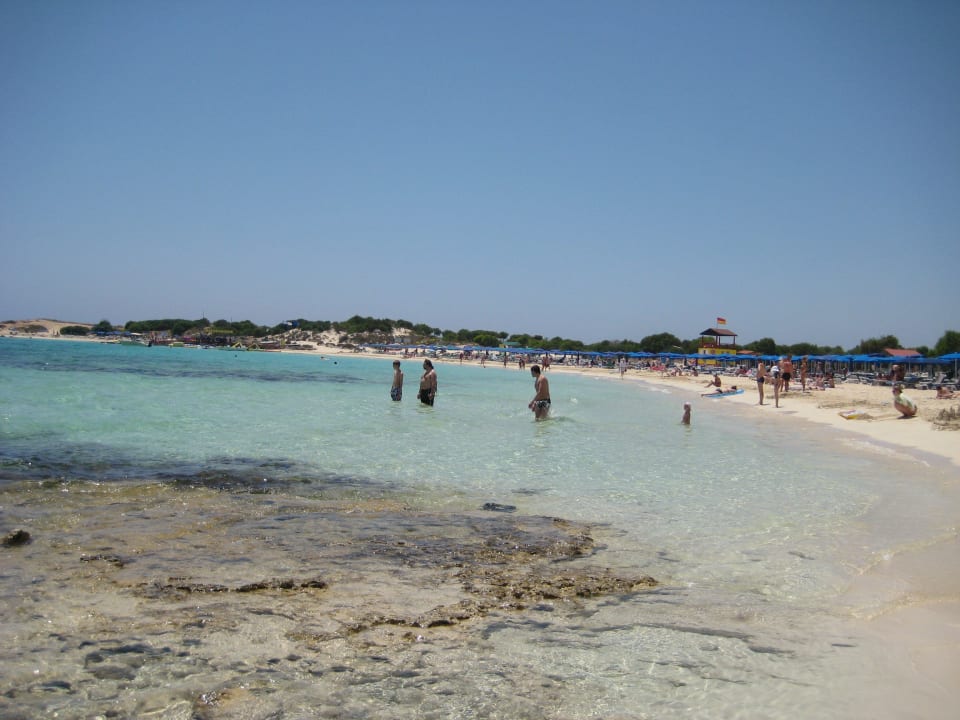 Sauberes Wasser Asterias Beach
